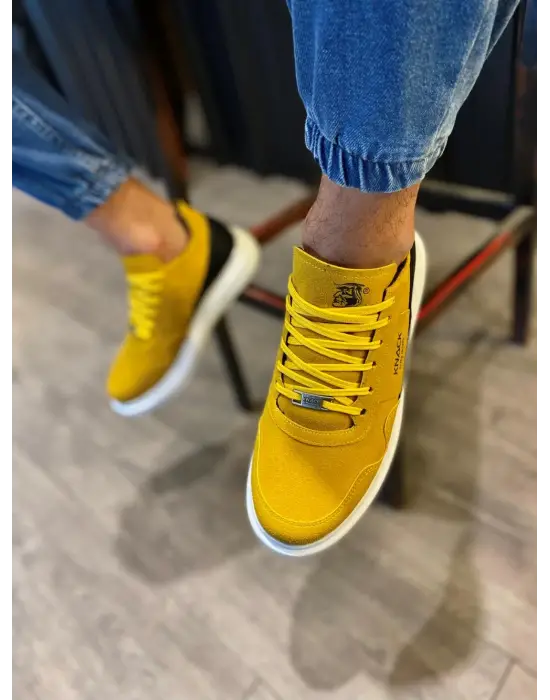 Terzi Bey Yüksek Taban Günlük Süet Ayakkabı 040 Sarı