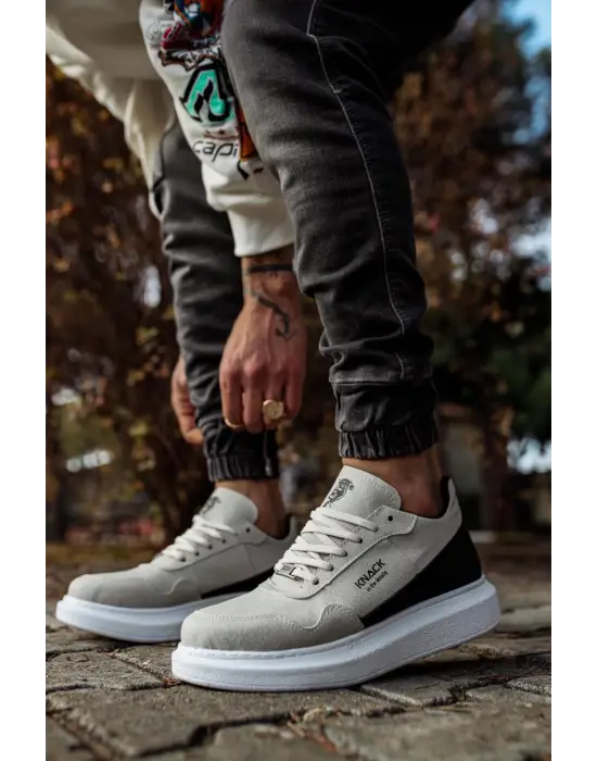 Terzi Bey Yüksek Taban Günlük Süet Ayakkabı 040 Taş