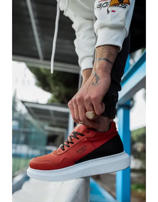 Terzi Bey Yüksek Taban Günlük Süet Ayakkabı 040 Turuncu