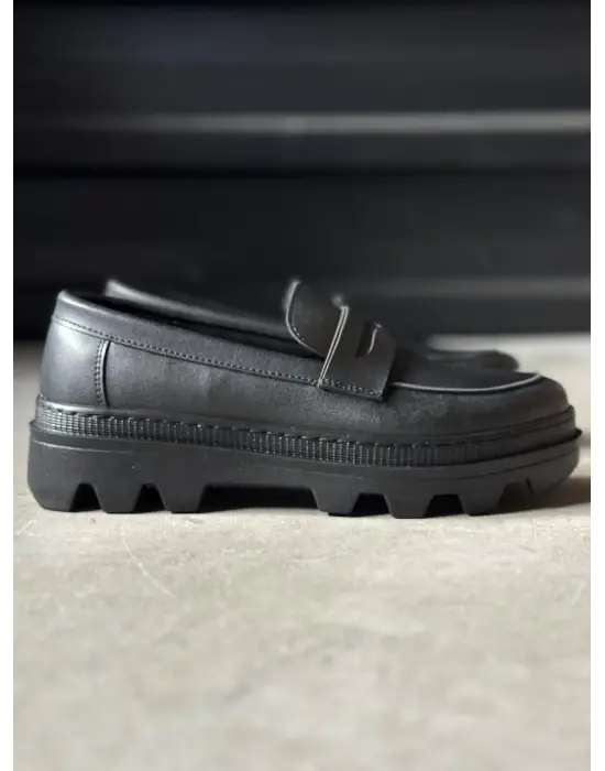 Terzi Bey Yüksek Taban Klasik Ayakkabı 779 Siyah (siyah Taban)