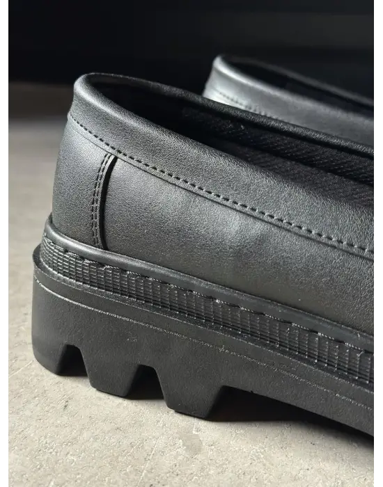 Terzi Bey Yüksek Taban Klasik Ayakkabı 779 Siyah (siyah Taban)