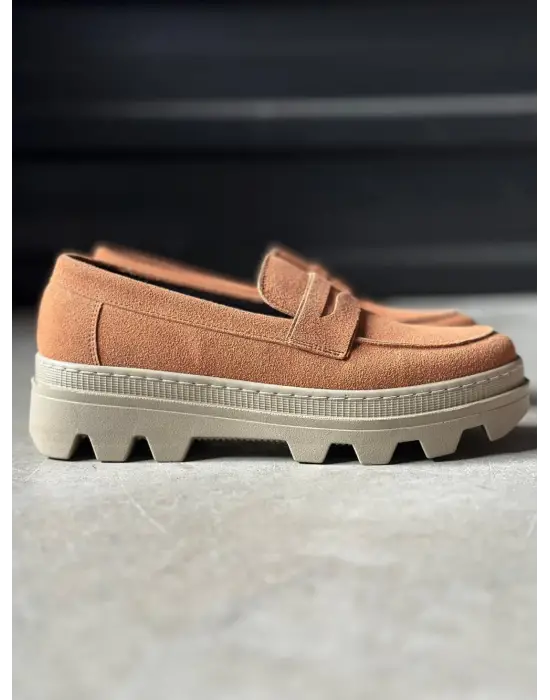 Terzi Bey Yüksek Taban Klasik Ayakkabı 779 Taba Süet