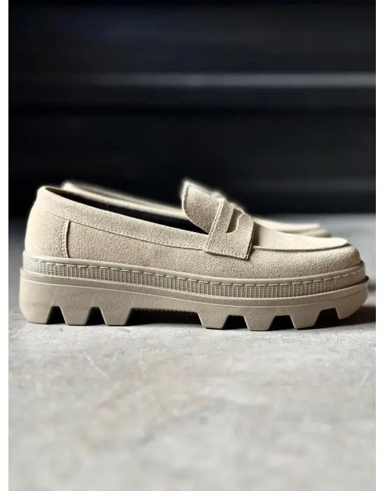 Terzi Bey Yüksek Taban Klasik Ayakkabı 779 Vizon Süet