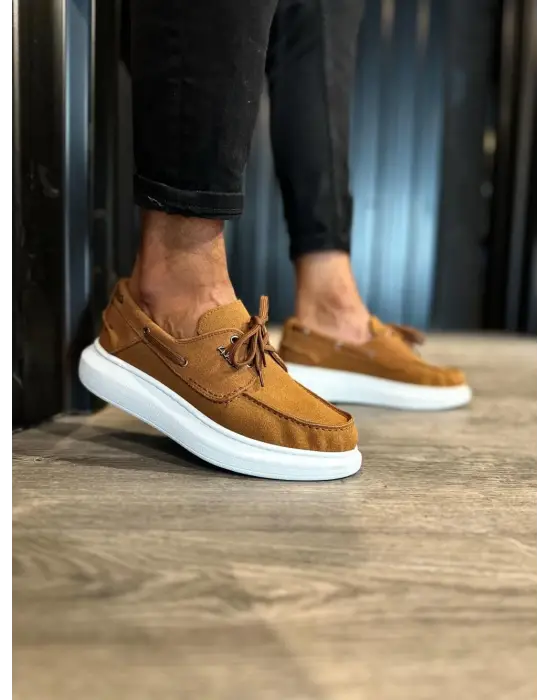 Terzi Bey Yüksek Taban Mevsimlik Süet Ayakkabı 009 Taba