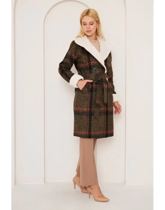 Kürklü Ekose Kaban