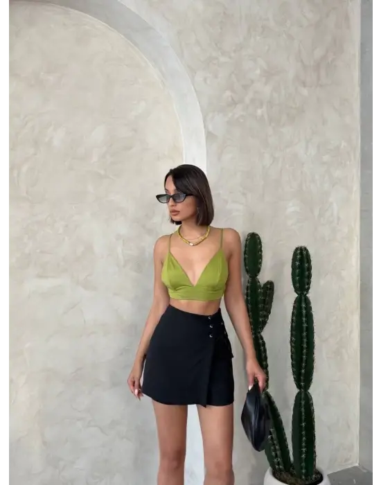 Kuş Gözü Şort Etek S25819