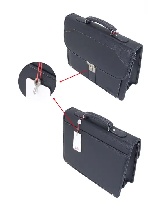 Lacivert Erkek Evrak Çantası Omuz Askılı 15.6 inç