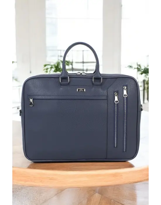 Lacivert Unisex 17,3 inç Evrak-Laptop Çantası