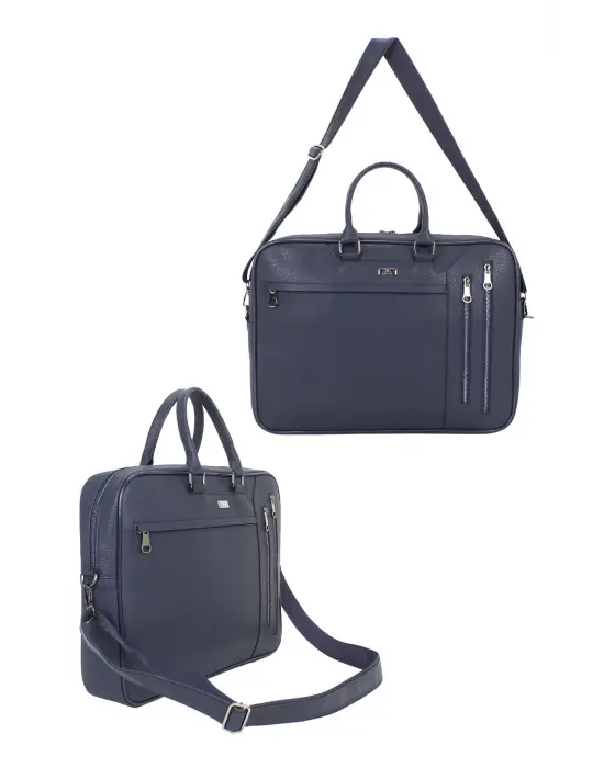 Lacivert Unisex 17,3 inç Evrak-Laptop Çantası