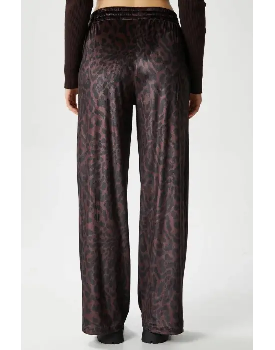 Leopar Desen Pantolon