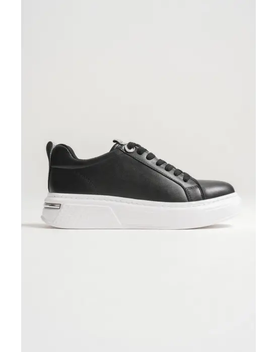 Liza Kadın Şık Günlük Siyah Sneaker
