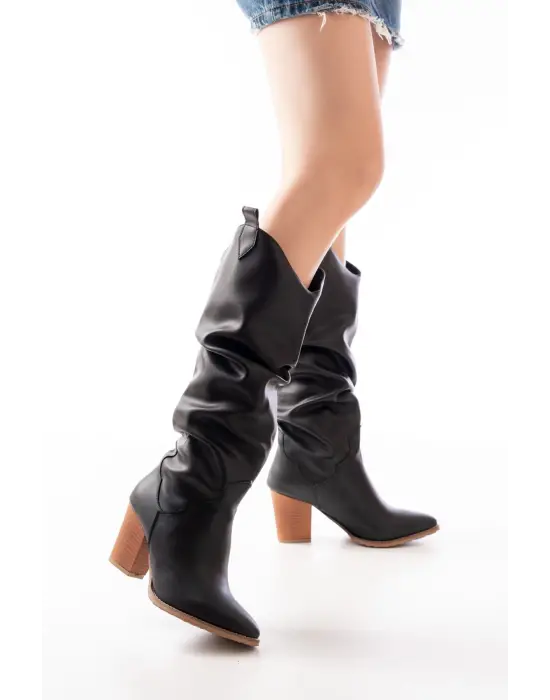 Siyah Günlük Kadın Çizme