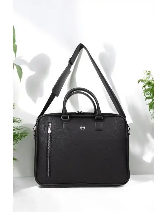 Lüx Unisex Siyah Laptop & Evrak Çantası 13-14.6 inç