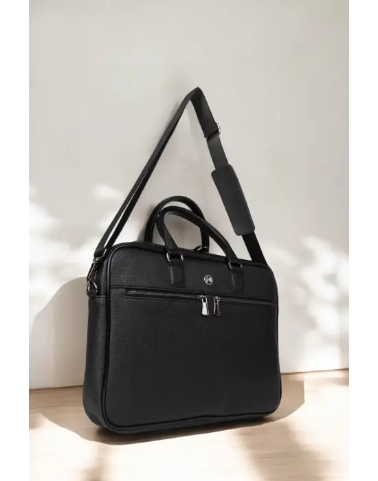 Lüx Unisex Siyah Laptop & Evrak Çantası 13-14.6 inç