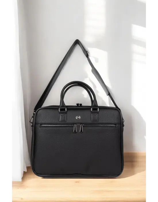 Lüx Unisex Siyah Laptop & Evrak Çantası 13-14.6 inç