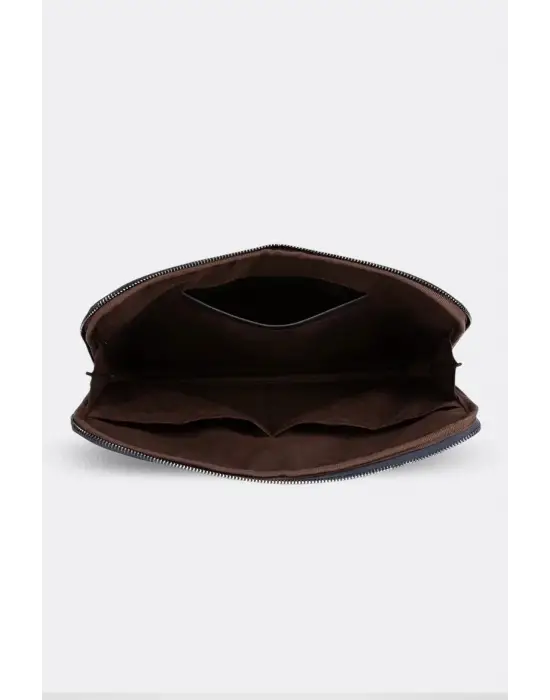 Macbook Air Pro 13 & 13.3 İnç Hakiki Deri Lacivert Laptop Kılıfı