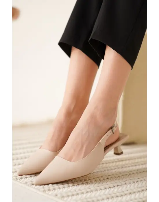 Maried Bej Cilt Kadın Ayakkabı