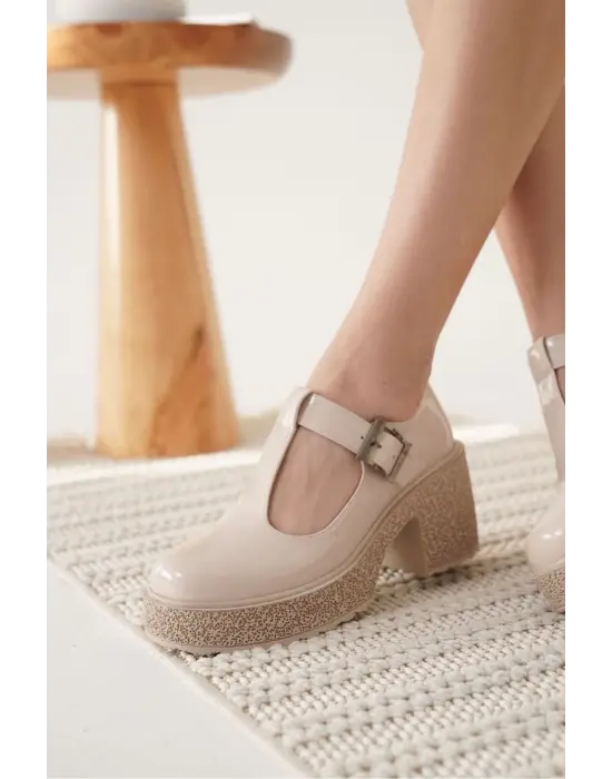 Mathilda Kadın Bej Rugan Günlük Ayakkabı