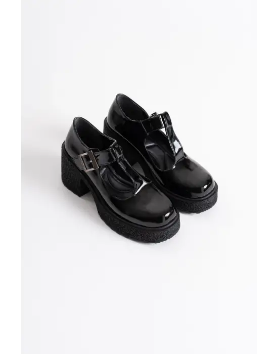 Mathilda Kadın Siyah Rugan Günlük Ayakkabı