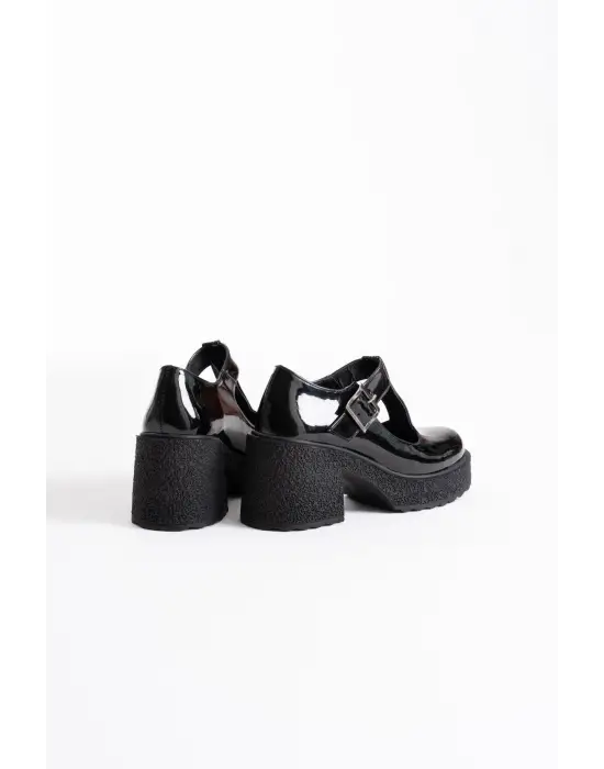 Mathilda Kadın Siyah Rugan Günlük Ayakkabı