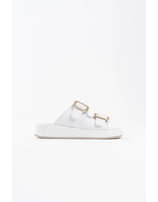 Nare Beyaz Cilt Terlik