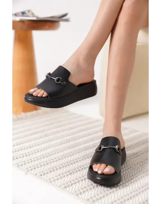 Nelly Siyah Hakiki Deri Terlik