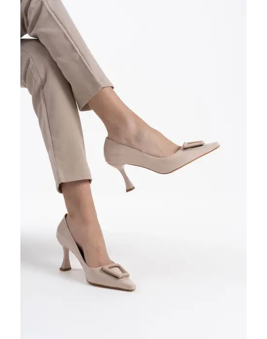 Nora Kadın Bej Rugan Ayakkabı