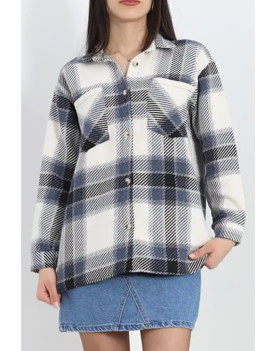 Oduncu Gömlek Siyah Krem Laci Cepli S1874