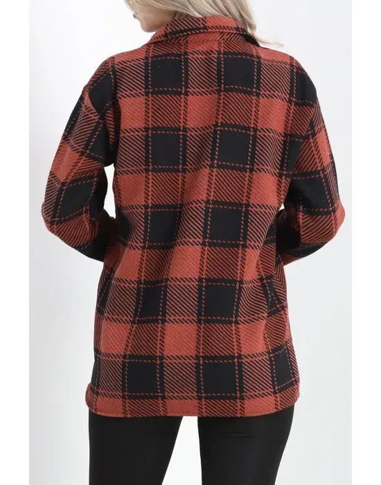 Oduncu Gömlek Siyak Kremit Ekoseli