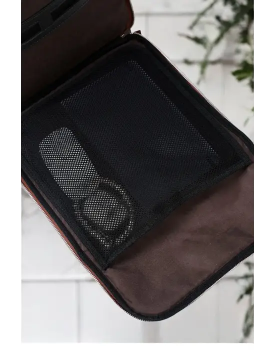 Organizer Premium Deri 16 inç Taba Nova Sırt Laptop Çantası