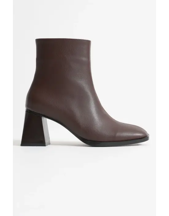 Ornela Kadın Acı Kahve Topuklu Bot