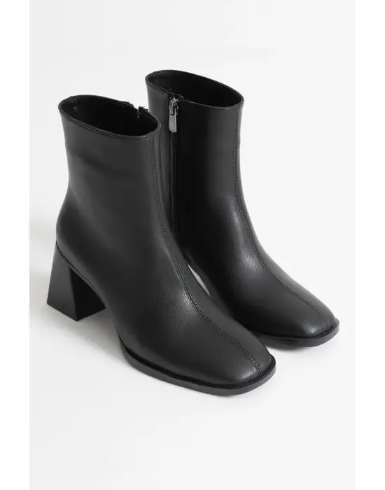 Ornela Kadın Siyah Topuklu Bot