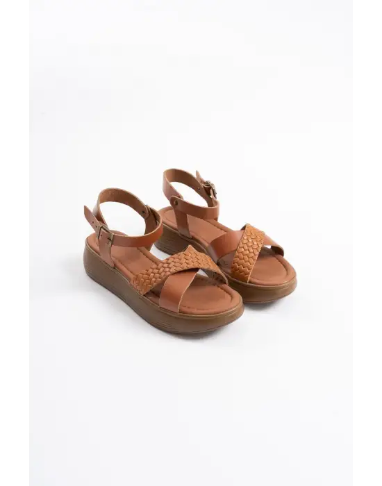 Orwell Taba Hakiki Deri Sandalet