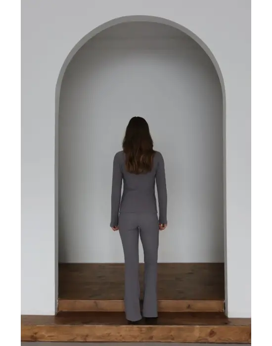 Ottoman Alt Üst Takım Gri Pt510442