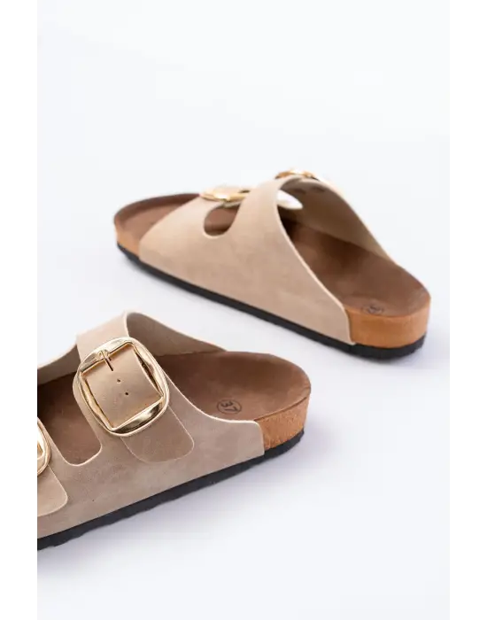 Bej Günlük Kadın Terlik