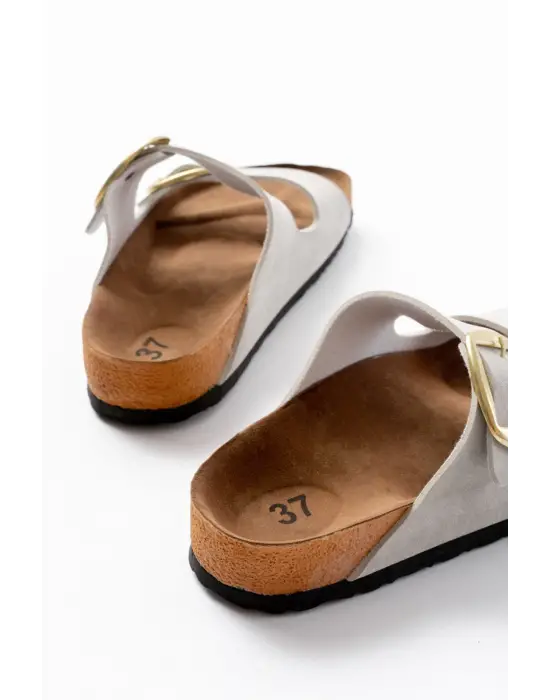 P-101 Gri Günlük  Kadın Terlik