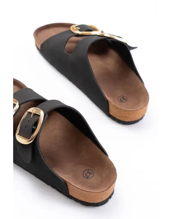 Siyah Günlük Kadın Terlik