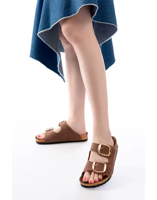 Taba Günlük Birkenstock Kadın Terlik