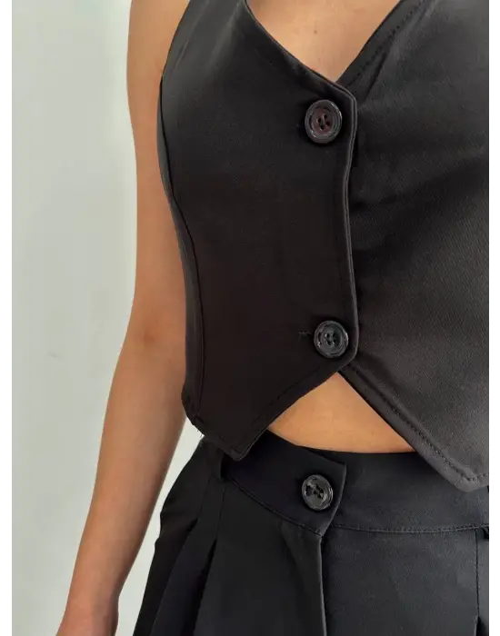 Palazzo Pantolon Siyah S23211