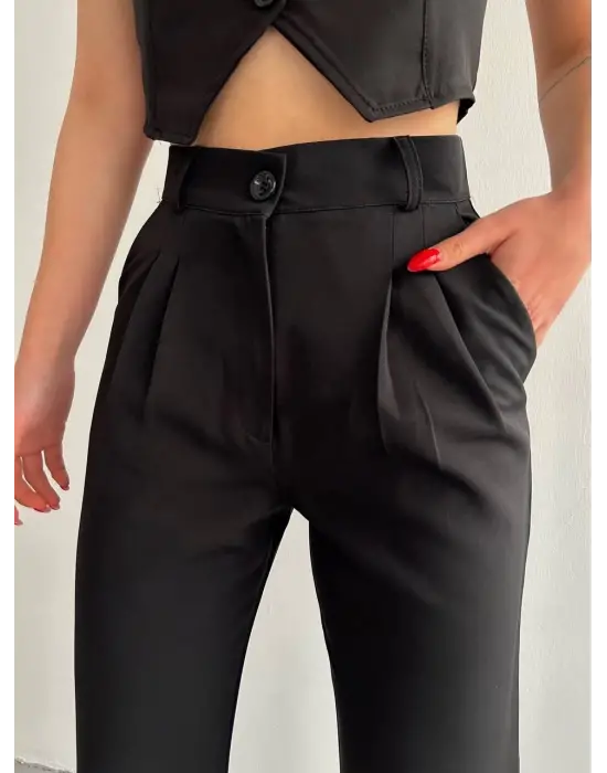 Palazzo Pantolon Siyah S23211