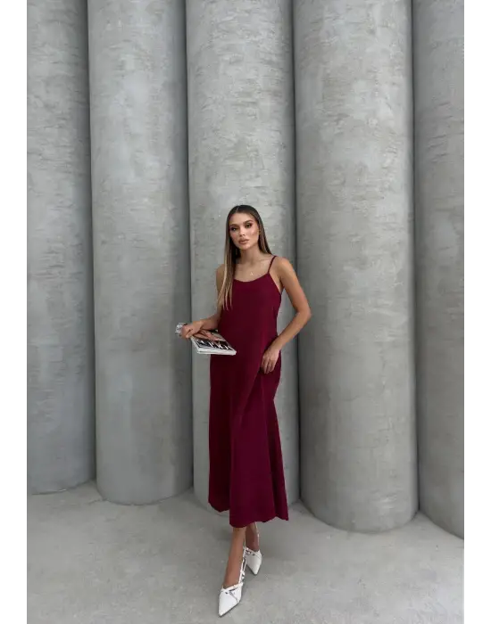 Piliseli Uzun Elbise