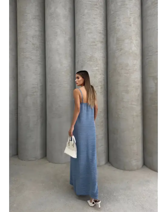 Piliseli Uzun Elbise