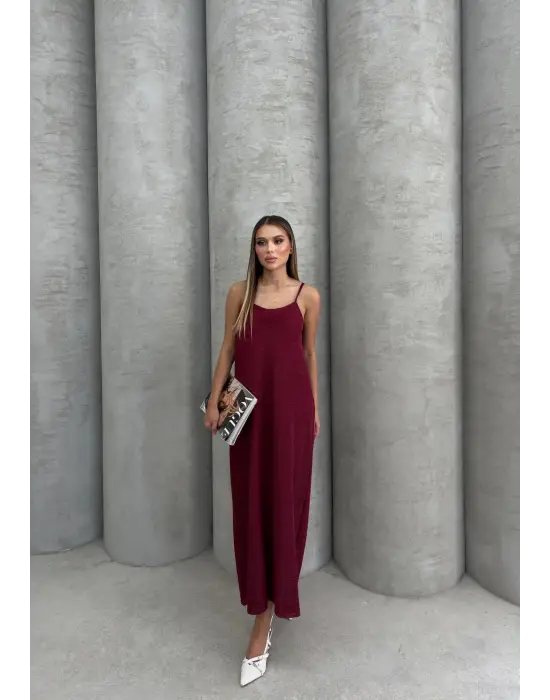 Piliseli Uzun Elbise