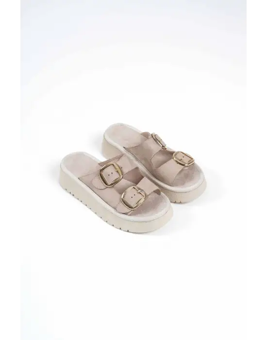 Place Bej Cilt Terlik