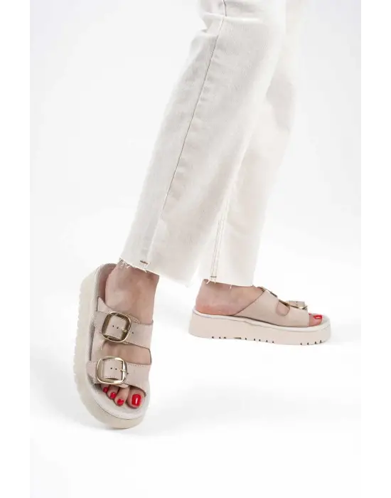 Place Bej Cilt Terlik