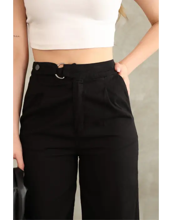 Pnt Gabardin Kemer Detay Pantolon