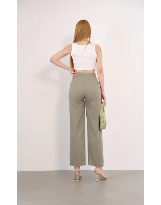 Pnt Gabardin Kemer Detay Pantolon