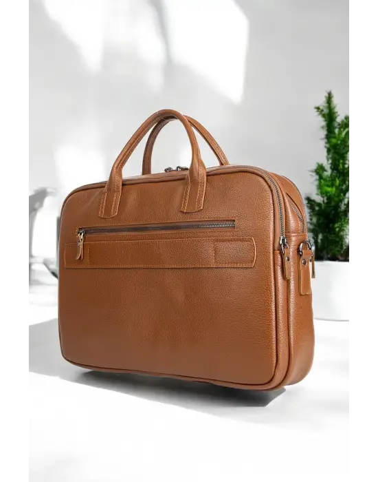 Premium Kalite Hakiki Deri Taba 14 & 15.6 inç Laptop Evrak Çantası