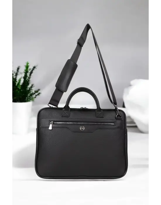 Premium Unisex Siyah Laptop & Evrak Çantası 13-14.6 inç