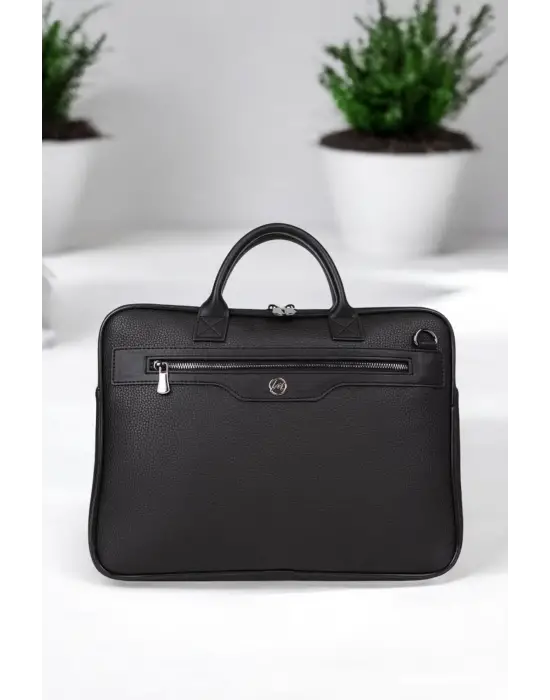 Premium Unisex Siyah Laptop & Evrak Çantası 13-14.6 inç